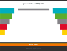 Tablet Screenshot of goodonlinepharmacy.com